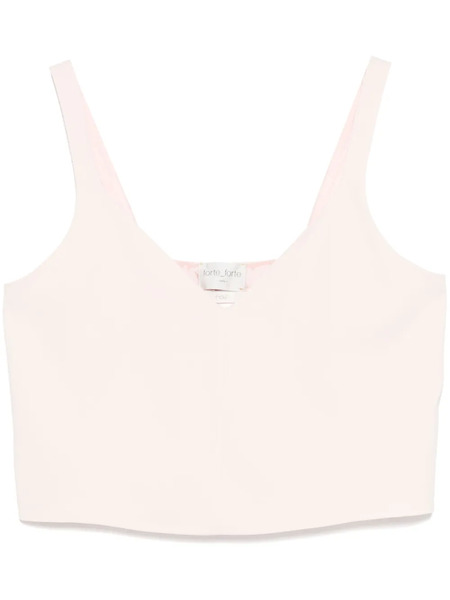  Forte Forte Cropped Tank Top - Pink 
