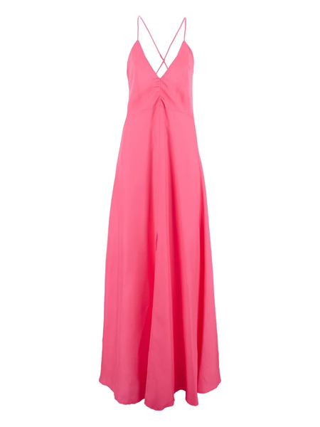  Forte Forte Cross-back Maxi Dress - Pink 