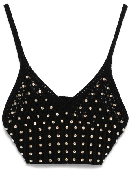  Forte Forte Crystal-embellished Top - Black 