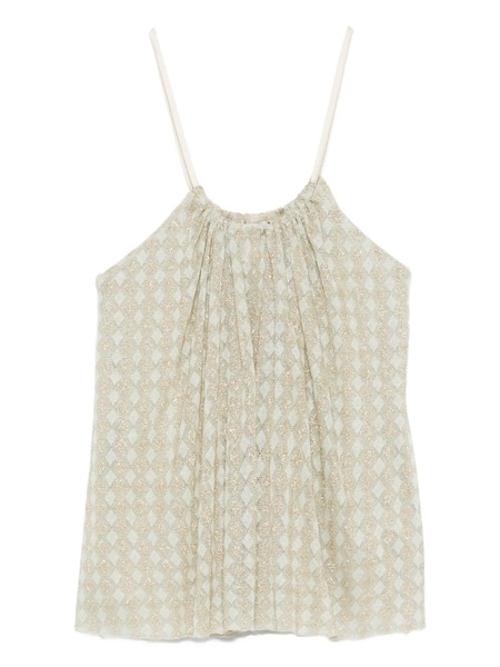  Forte Forte Diamond-pattern Top - Neutrals 