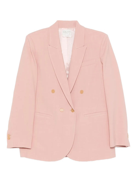  Forte Forte Double-breasted Wool Jacket - Pink 