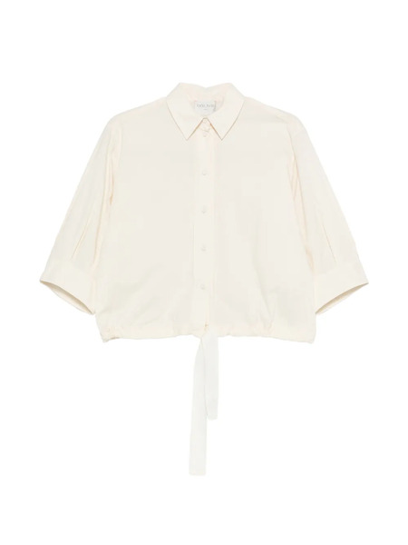  Forte Forte Drawstring-hem Shirt - Neutrals 