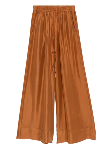  Forte Forte Drawstring Satin Trousers - Brown 