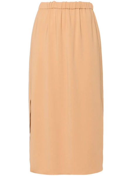  Forte Forte Elasticated-waistband Midi Skirt - Neutrals 
