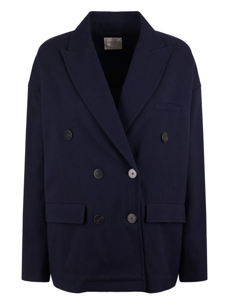  Forte Forte Embellished Double-breasted Coat - Blue 