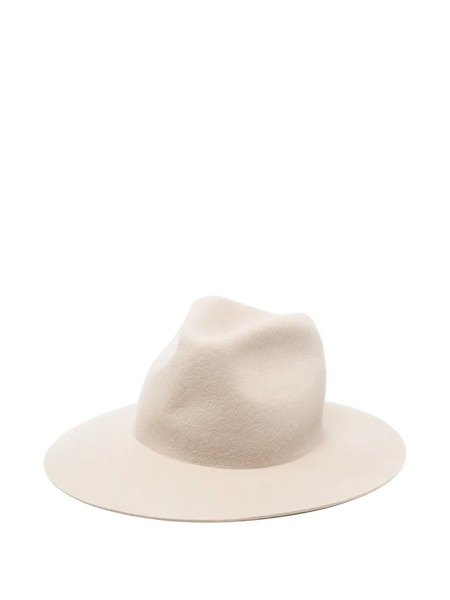  Forte Forte Embellished Wool-felt Hat - Neutrals 