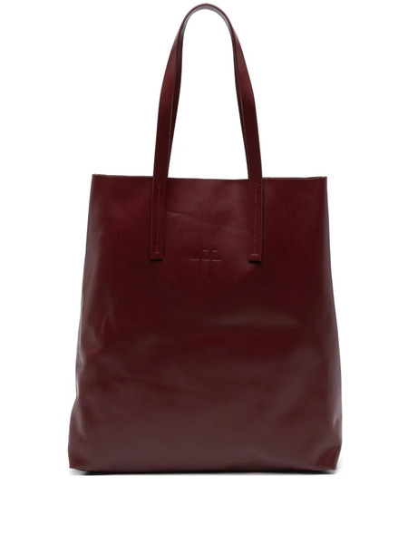  Forte Forte Embossed Leather Tote Bag - Red 