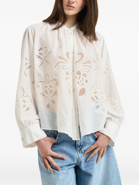  Forte Forte Floral-detail Blouse - White 