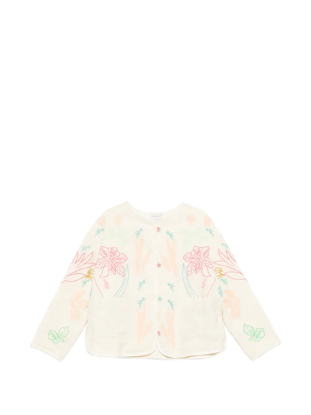  Forte Forte Floral-embroidered Jacket - Neutrals 