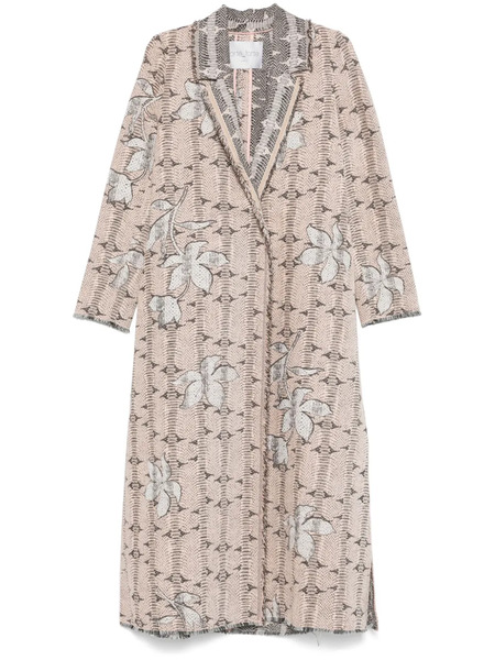  Forte Forte Floral-jacquard Coat - Pink 