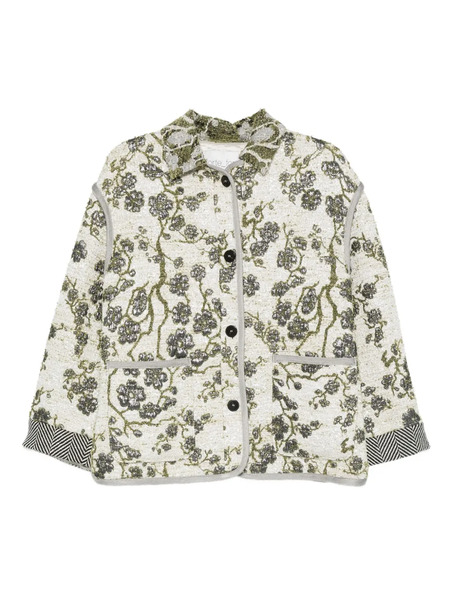  Forte Forte Floral-print Button Jacket - Grey 