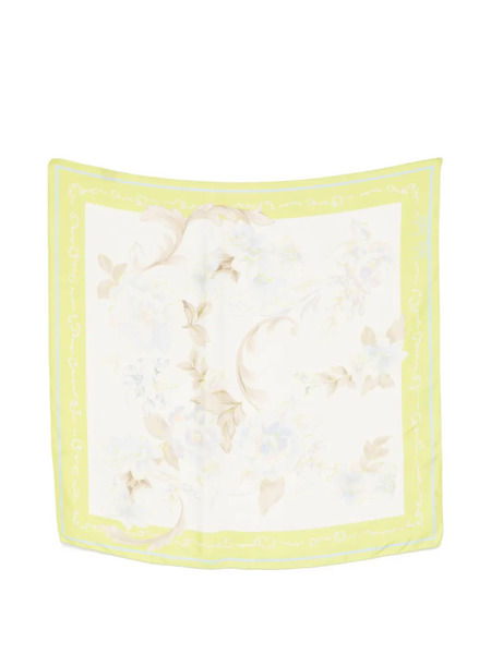  Forte Forte Floral-print Twill Scarf - Neutrals 