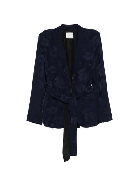  Forte Forte Floral Tie Jacket - Blue 