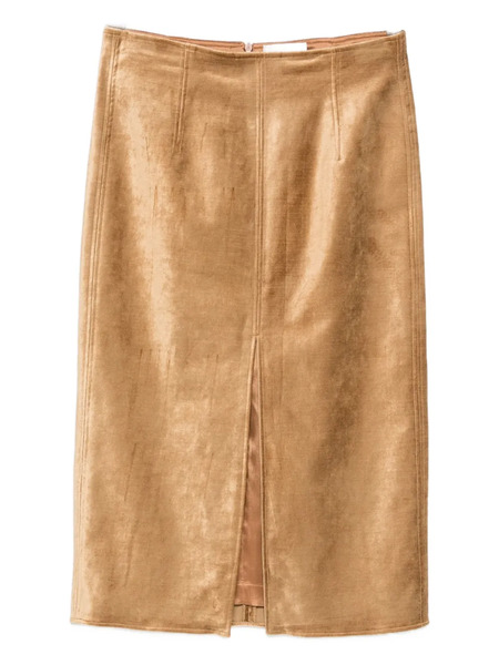  Forte Forte Front-slit Skirt - Brown 
