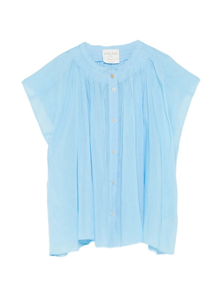  Forte Forte Gathered-detail Blouse - Blue 