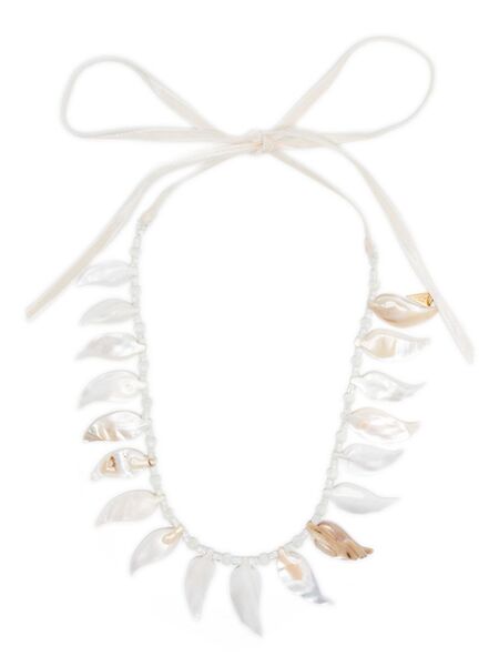  Forte Forte Leaf-pendant Necklace - Neutrals 