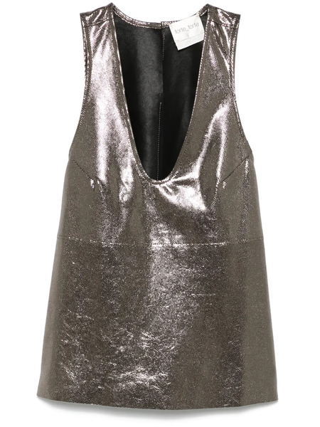  Forte Forte Metallic Top - Grey 