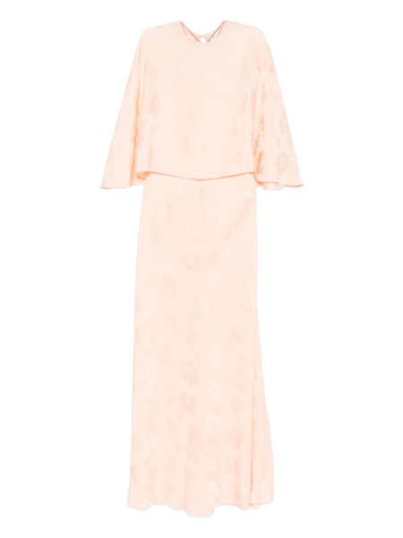  Forte Forte Overlay-floral Maxi Dress - Pink 