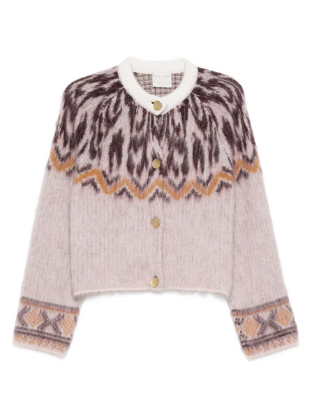  Forte Forte Patterned Button-up Cardigan - Pink 
