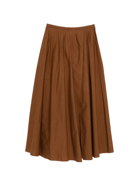  Forte Forte Pleated Midi Skirt - Brown 