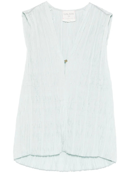  Forte Forte Pleated Top - Blue 
