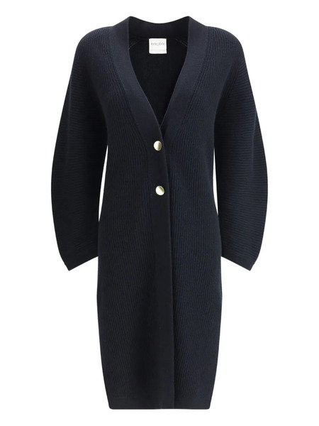  Forte Forte Ribbed Button-up Cardi-coat - Blue 