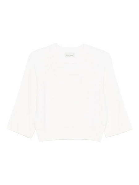  Forte Forte Ribbed Short-sleeve Knit Top - Neutrals 