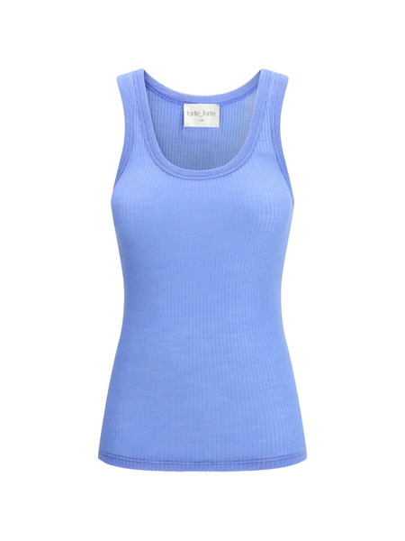 Forte Forte Ribbed Wool Top - Blue 