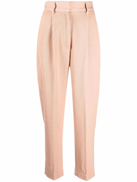  Forte Forte Ribebd Elasticated-waist Tailored Trousers - Neutrals 