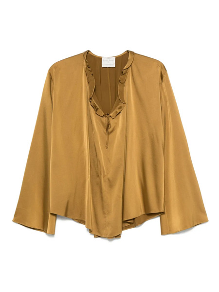  Forte Forte Ruffled-neckline Blouse - Green 