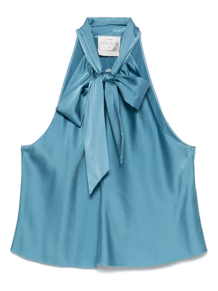  Forte Forte Satin Top - Blue 