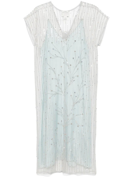  Forte Forte Sequinned Midi Dress - White 