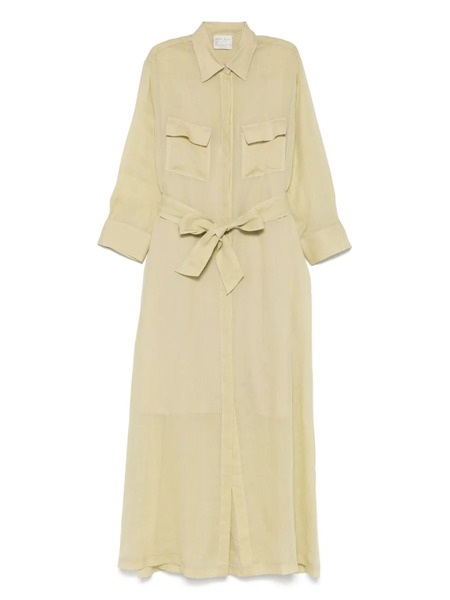  Forte Forte Sheer Maxi Dress - Green 