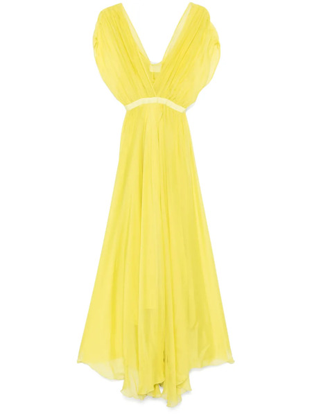  Forte Forte Silk Maxi Dress - Green 