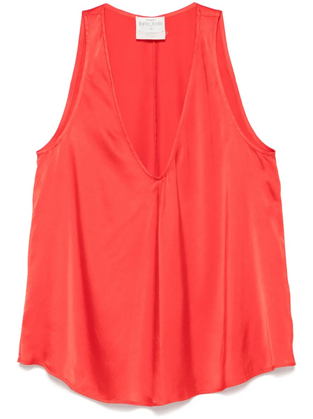  Forte Forte Silk Top - Red 