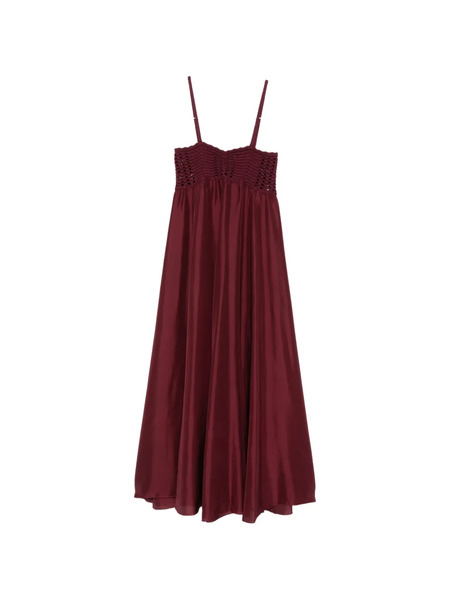  Forte Forte Sleeveless Midi Dress - Red 