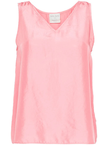  Forte Forte Sleeveless Silk Top - Pink 