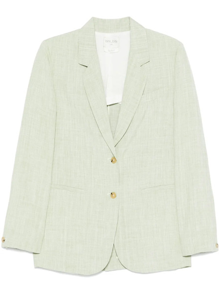  Forte Forte Slub-texture Blazer - Green 