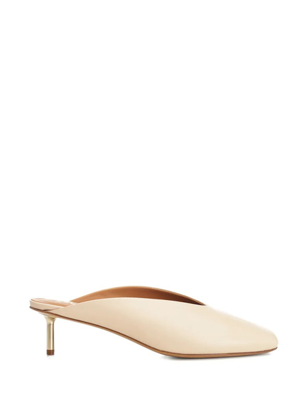  Forte Forte Square-toe Mules - Neutrals 