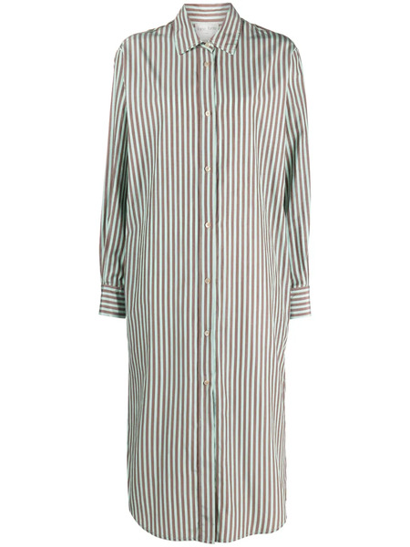  Forte Forte Stripe-patternedshirt Dress - Green 