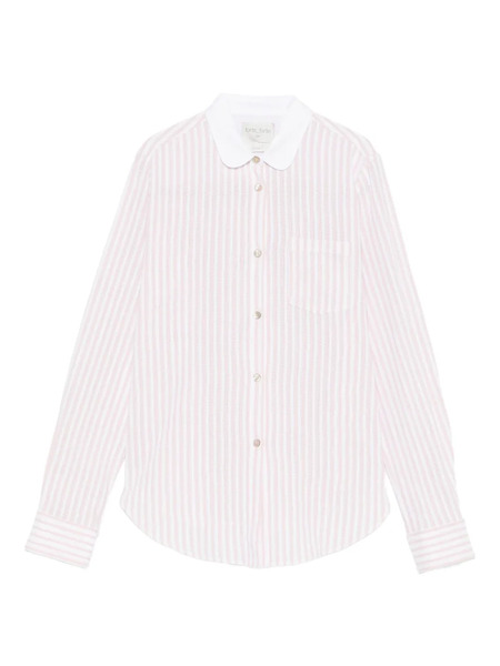  Forte Forte Striped Collared Shirt - White 