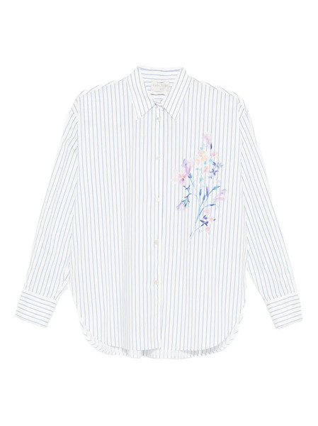  Forte Forte Striped Floral Shirt - White 