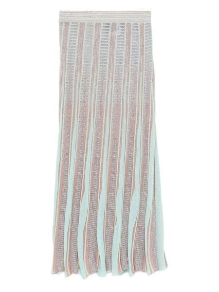  Forte Forte Striped Midi Skirt - Blue 