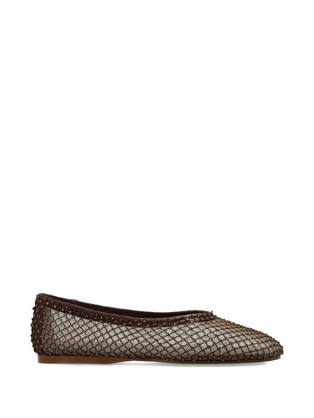  Forte Forte Studded Net Ballet - Brown 