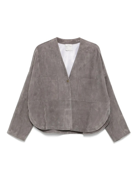  Forte Forte Suede Jacket - Grey 