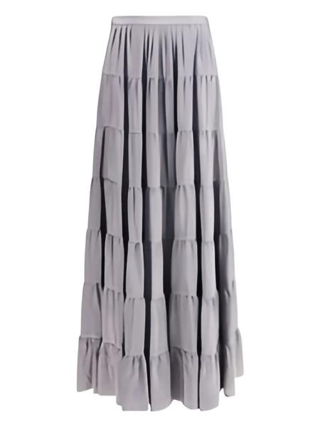  Forte Forte Tiered Maxi Skirt - Grey 