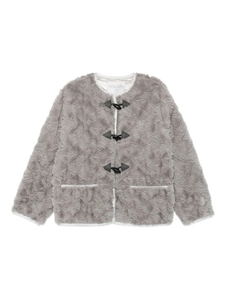 Forte Forte Toggle-fastening Textured Jacket - Grey 