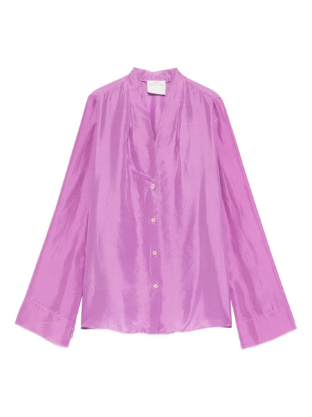  Forte Forte V-neck Buttoned Shirt - Pink 