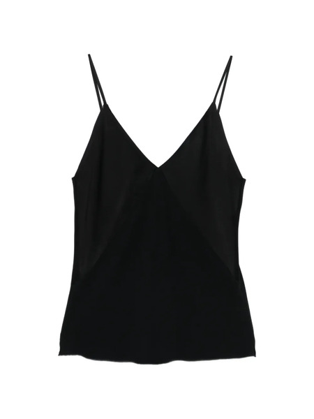  Forte Forte V-neck Straps Tank Top - Black 