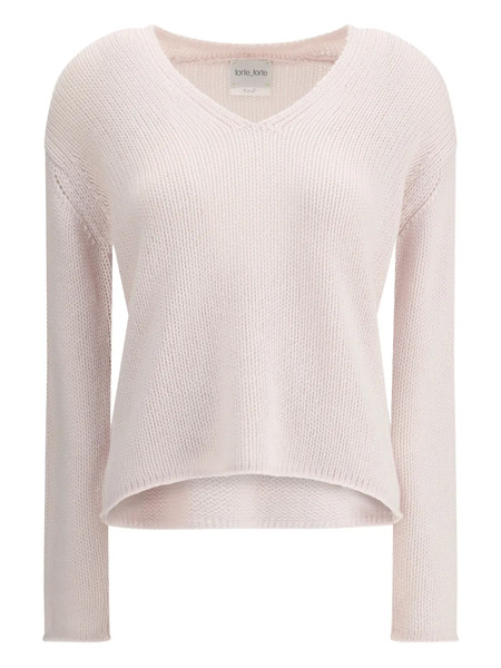  Forte Forte V-neck Sweater - Pink 